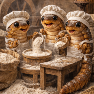 Tenebrio molitor (mącznik młynarek - larwy)