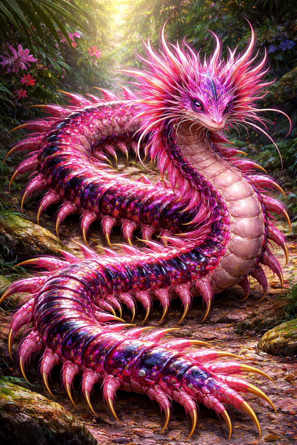 Desmoxytes planata (pink dragon)